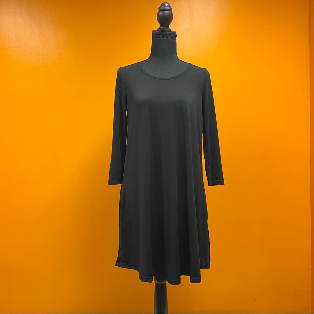 Chic Black Long Sleeve Dress